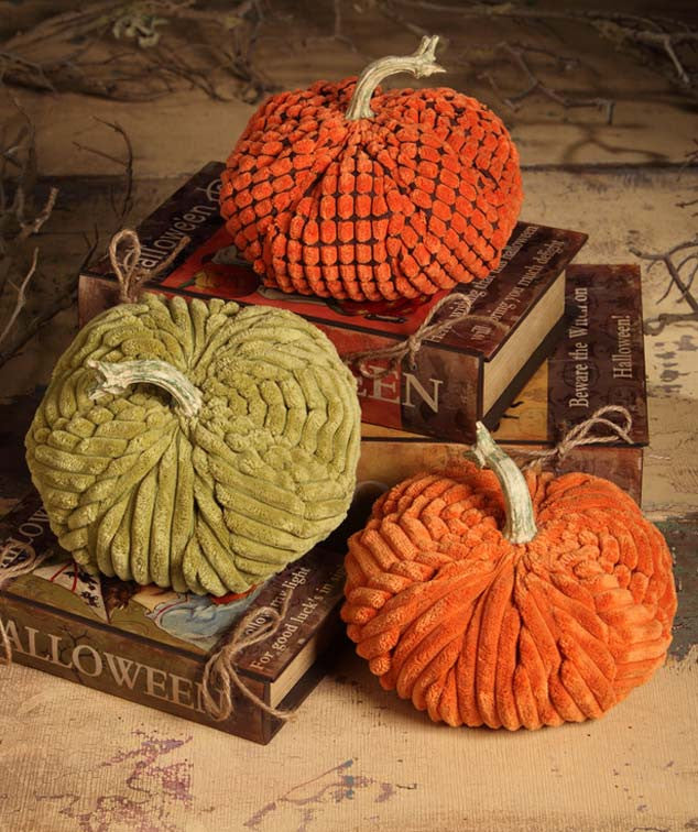 Chenille Pumpkins - Bethany Lowe