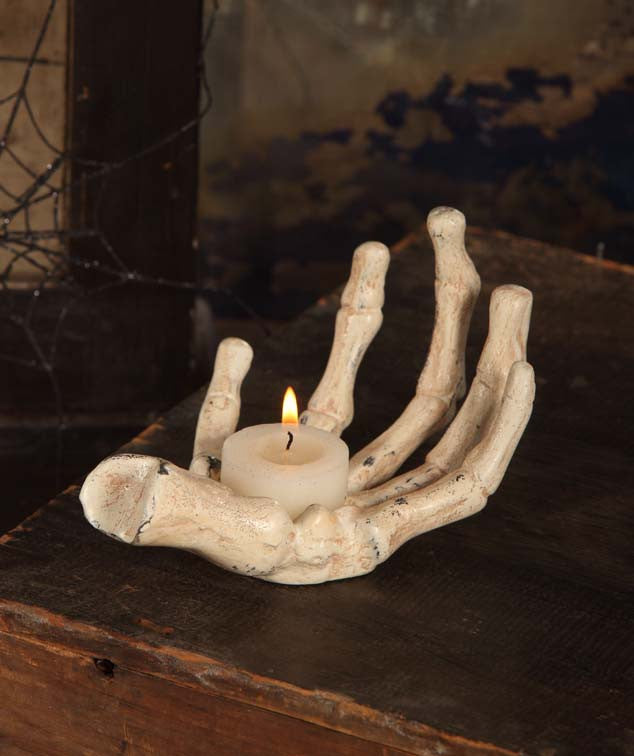 Skeleton Hand Votive Holder
