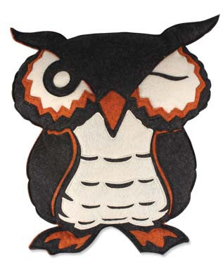 Owl Pillow Felt