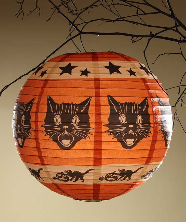 Fraidy Cat Tissue Paper Lanterns - Set of 3