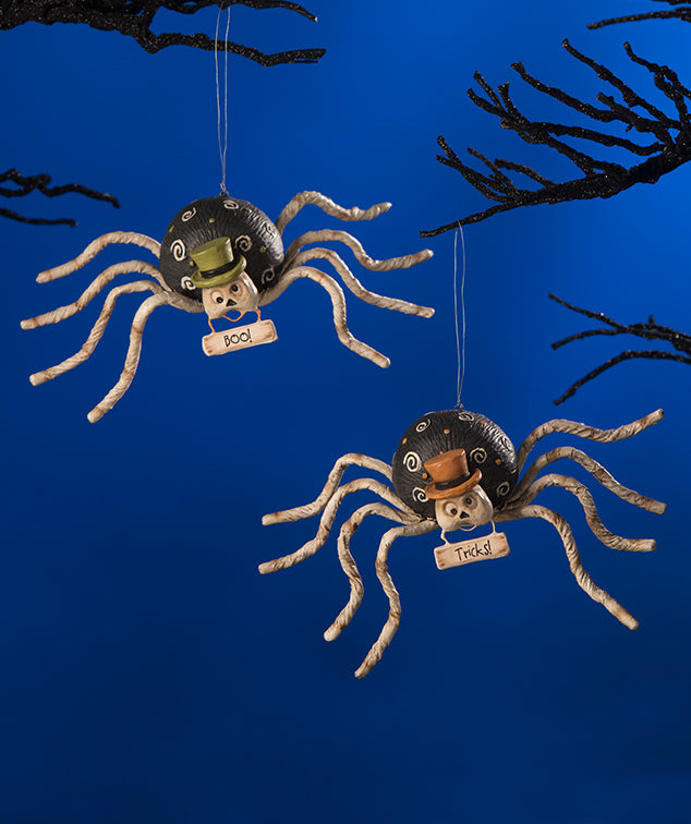 Mr. Bones Spider Ornaments