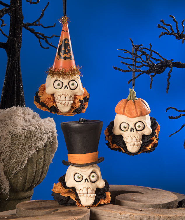 Skelly Head Ornaments