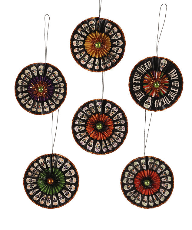 Day of the Dead Rosette Ornaments