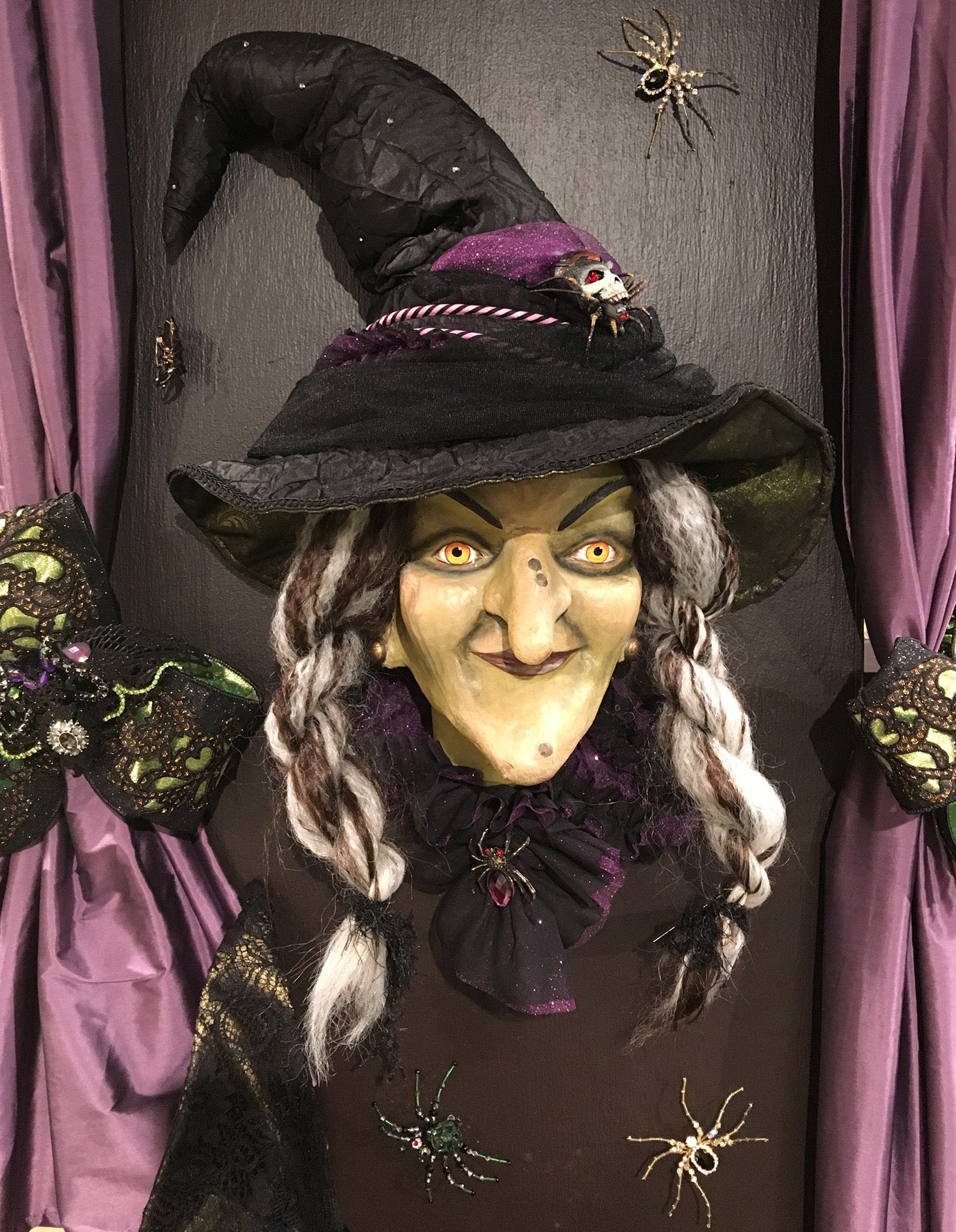 Katherine's Collection Hanging Witch Head