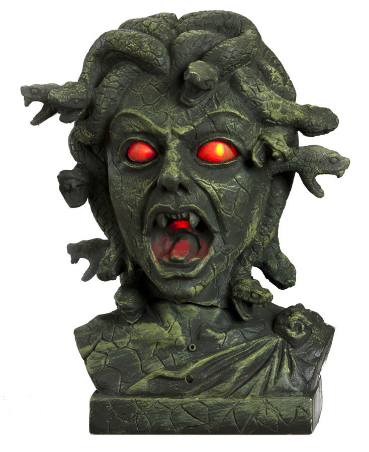 Medusa Animated Bust with Snakes