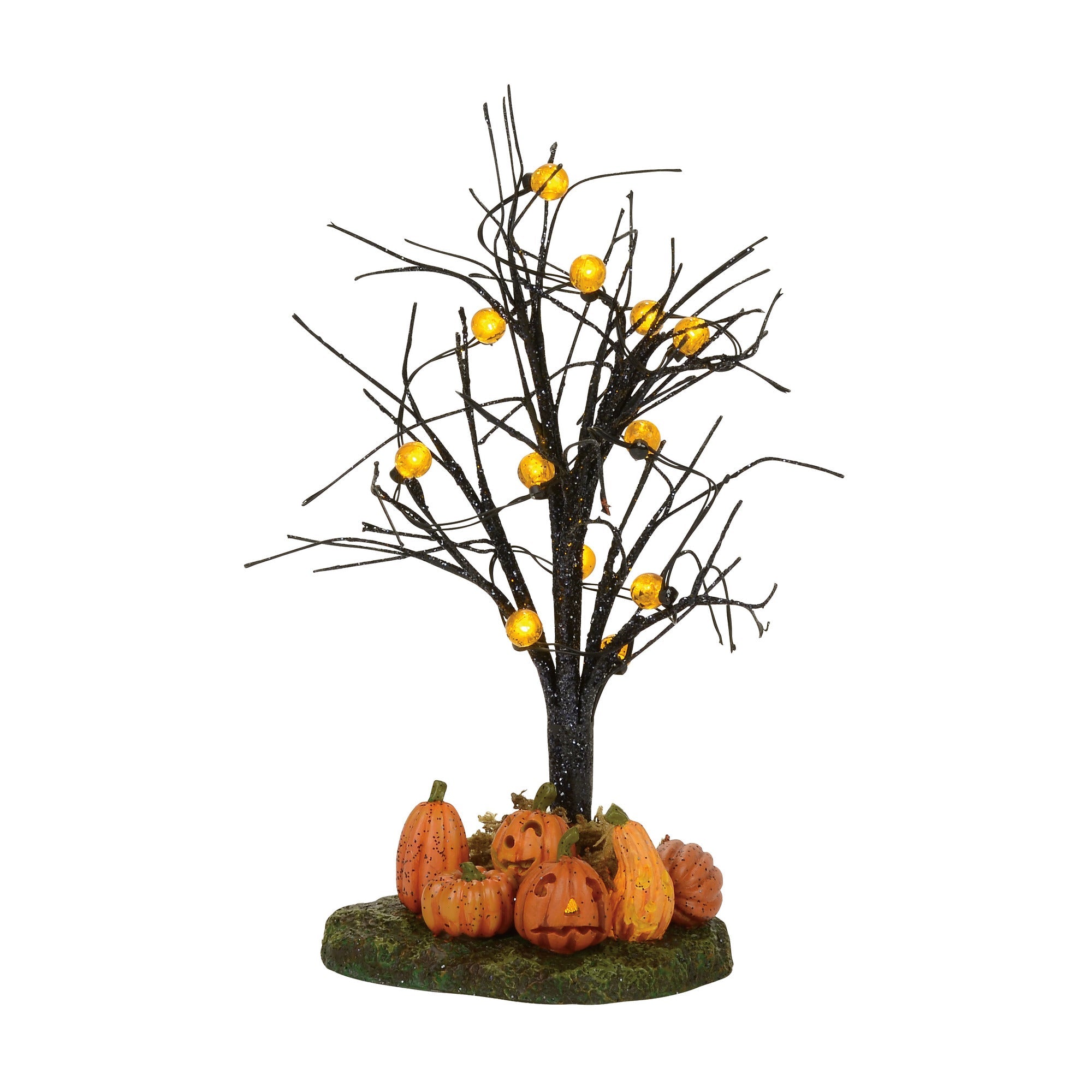 Mini Halloween Tree with Jack O' Lanterns Lights