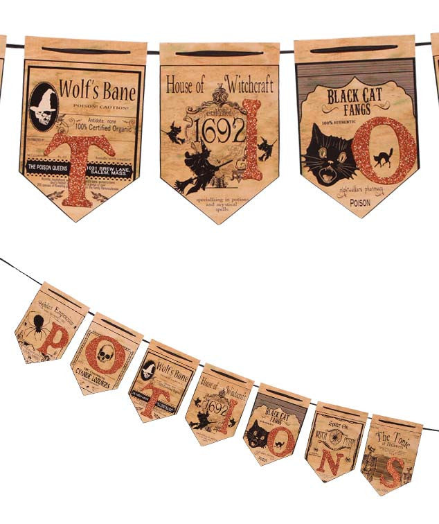 Potions Halloween Garland