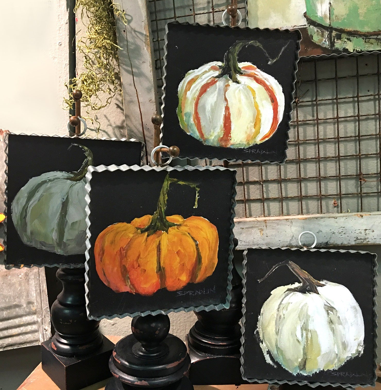 Gallery Pumpkins Metal Art